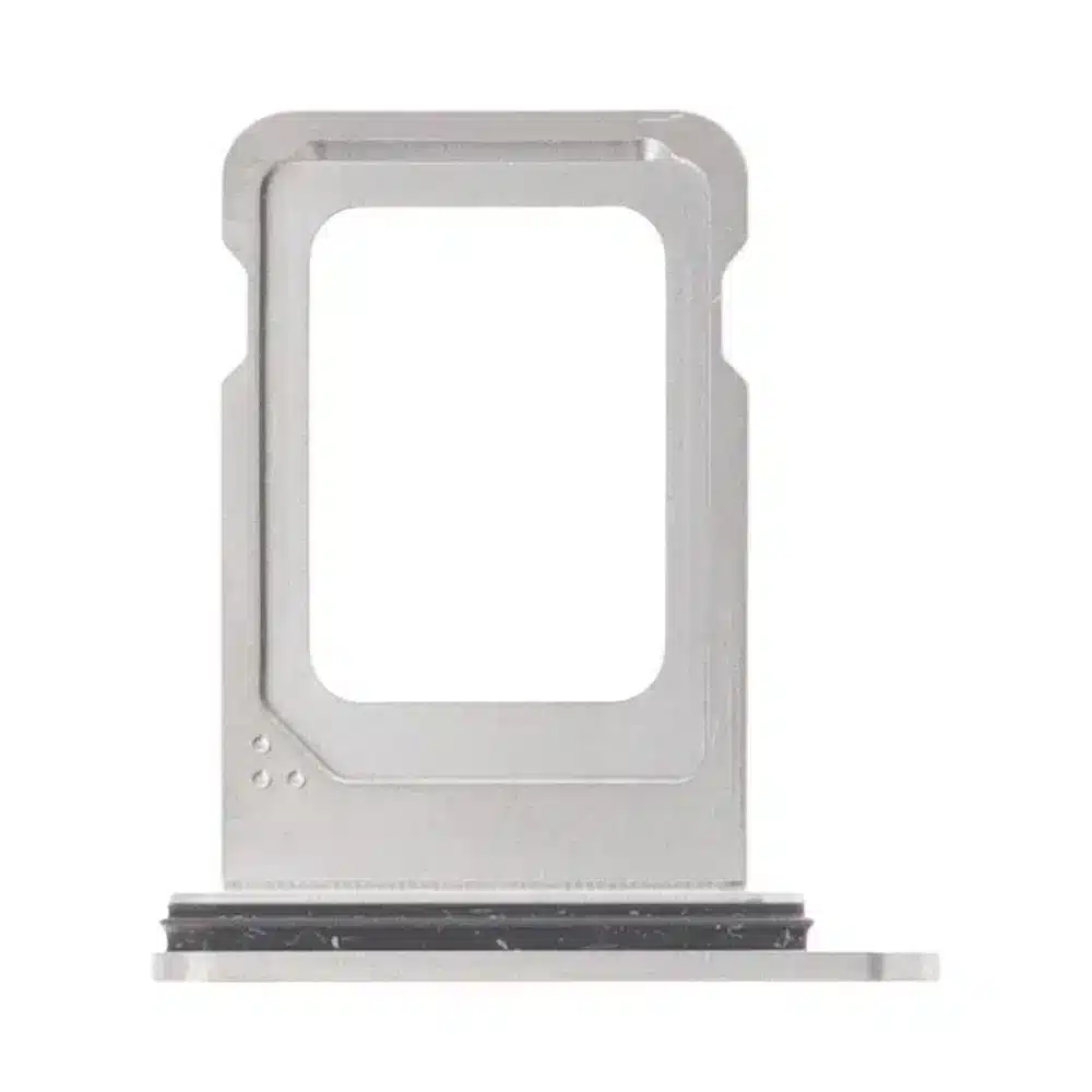 Tiroir SIM iPhone 15 Pro Max Titane Blanc