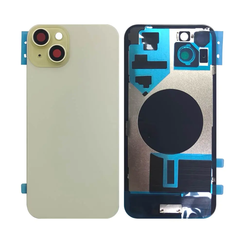 Vitre Arrière iPhone 15 Plus Jaune
