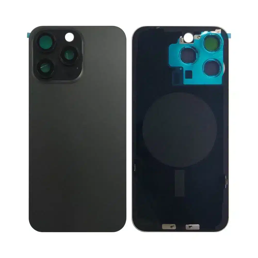 Vitre Arrière iPhone 15 Pro Max Titane Noir