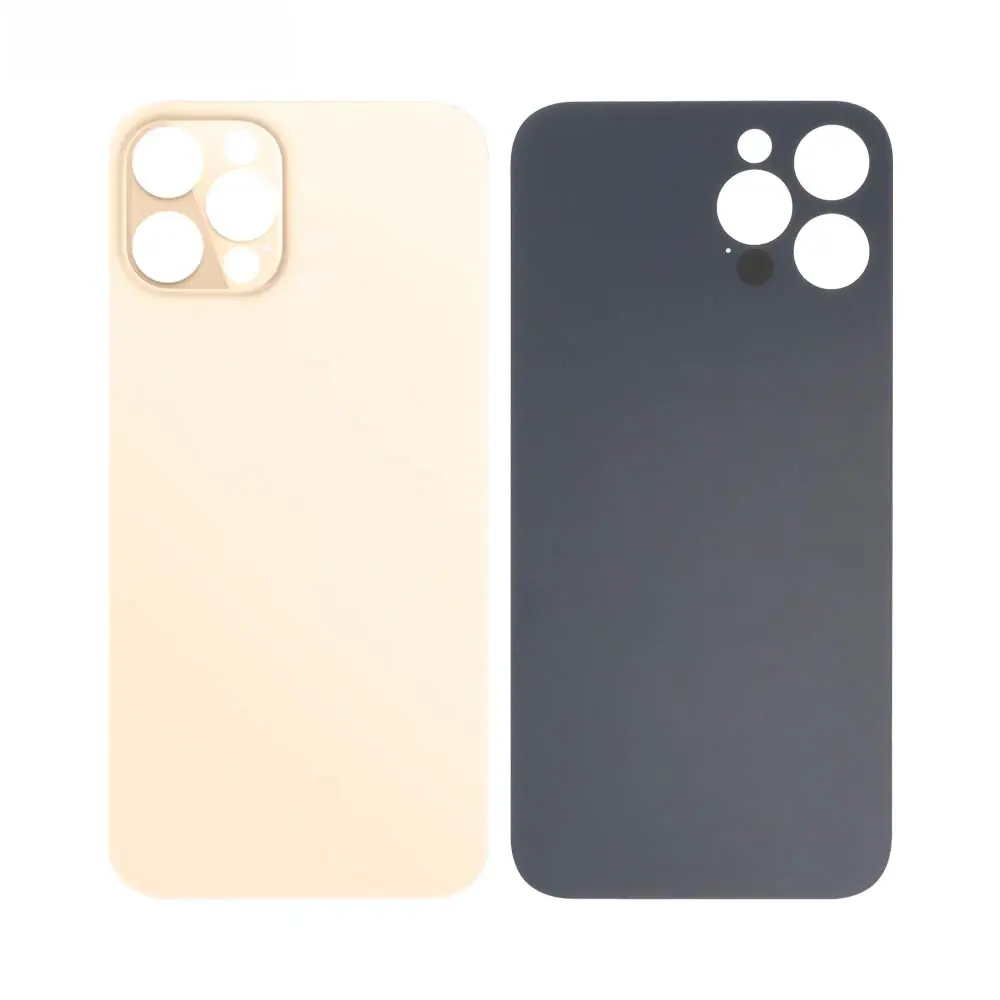 Vitre Arrière iPhone 12 Pro Max Or (Large Hole)