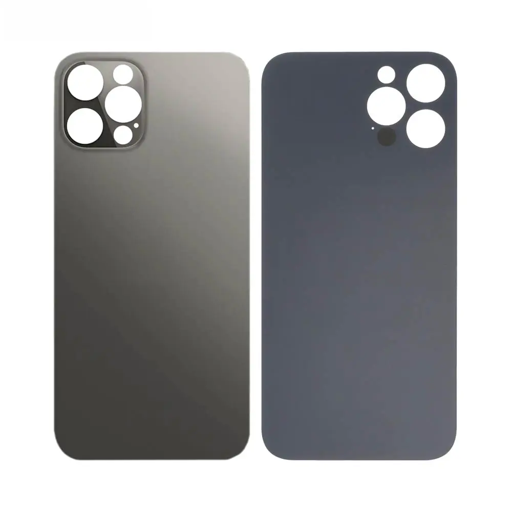 Vitre Arrière iPhone 12 Pro Max Graphite (Large Hole)