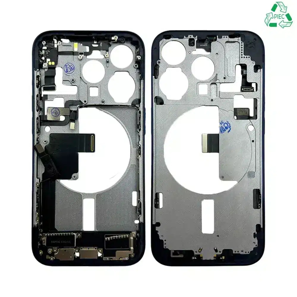 Châssis Central iPhone 15 Pro Titane Bleu