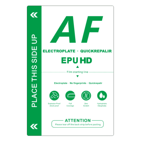 Film Protection AF Électroplate EPU 0.18mm Cedle Série Green G28 50 Pcs